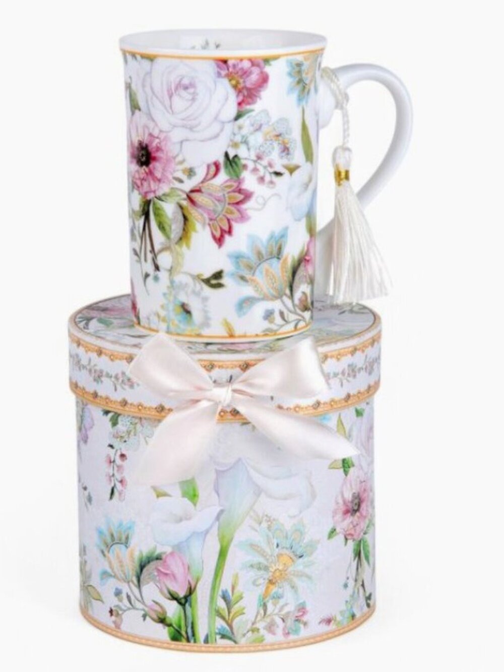Dream Garden Porcelain Tea/Coffee Mug in Gift Box - Picture 3 of 5